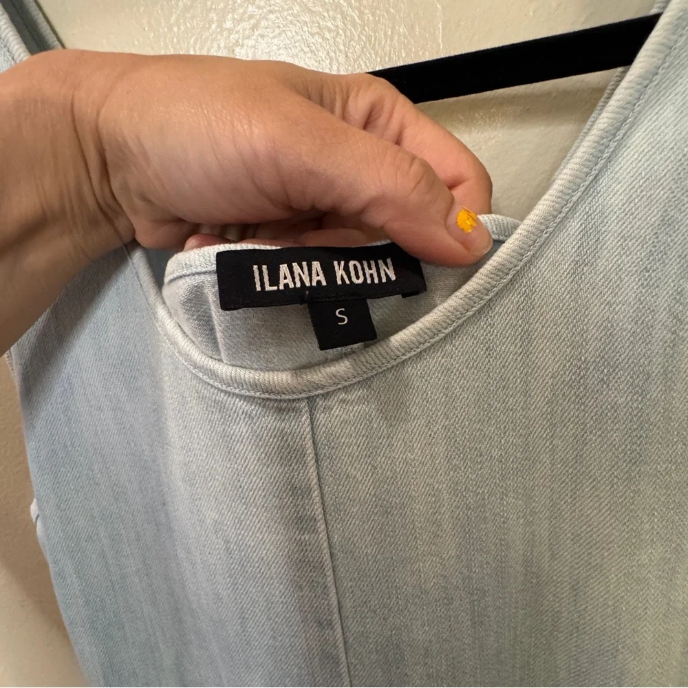 Ilana Kohn Milo Jumpsuit in Light Denim Wash - Small - Picture 4 of 9